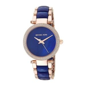 MICHAEL KORS Women's 'Mini Parker' Rose Gold-Tone